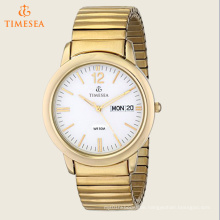 Herren Klassiker Kleid Gold-Tone Erweiterung Band Uhr 72498